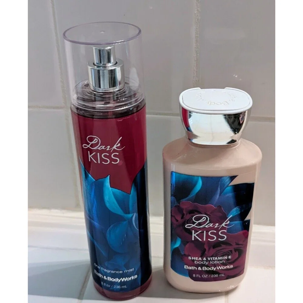 Rare Retired Bath & Body Works Dark Kiss Fine Fragrance Mist 8oz NEW